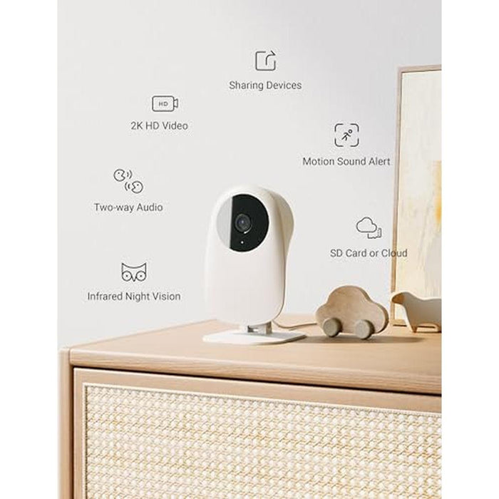 Baby Monitor: Nooie WiFi Smartphone Baby Monitor with – Front View