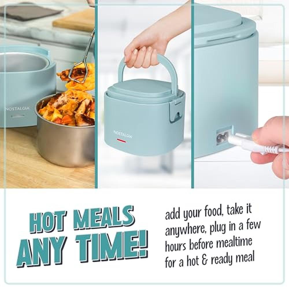 Nostalgia Portable: 20-Ounce Electric Heated Lunch Box – Packaging