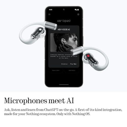 Ear Open: Nothing Ear Open Ultra-Light Open-Ear Headphones – In Use