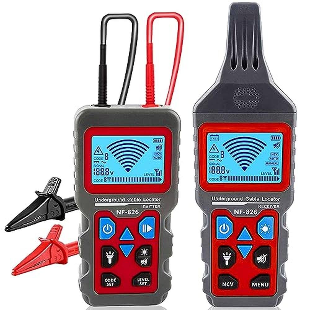 Underground Wire Locator: NOYAFA NF-826 Advanced Cable – Front View