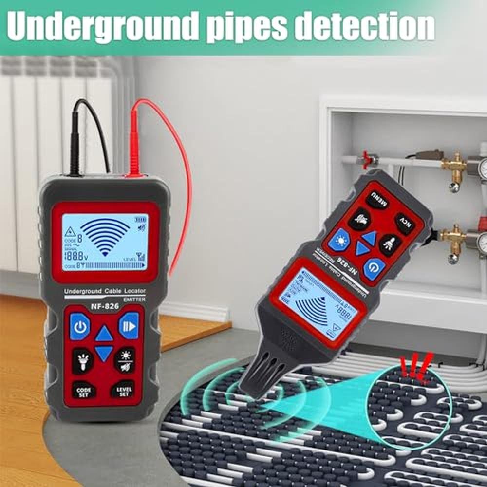 Underground Wire Locator: NOYAFA NF-826 Advanced Cable – Close-up Detail