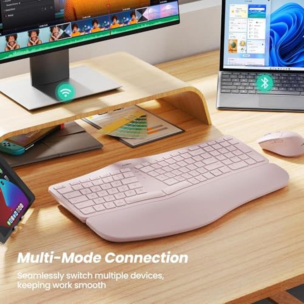 Multi Nulea: Nulea KM75 Wireless Keyboard and Mouse Combo – Packaging