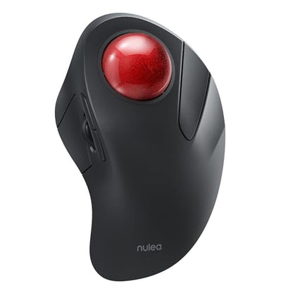 Trackball Mouse: Nulea Wireless Ergonomic Rechargeable – Front View