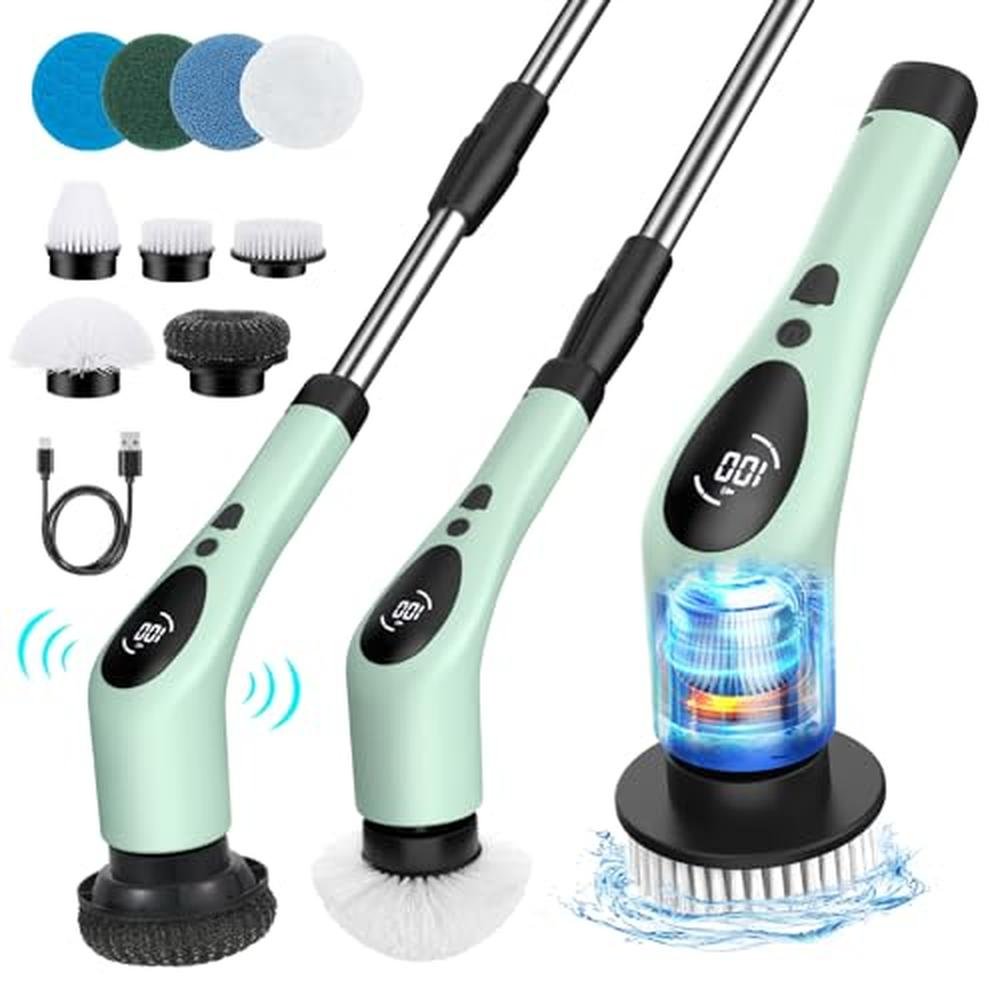Electric Brush: Nuovoware Electric Spin Scrubber Cordless – Front View