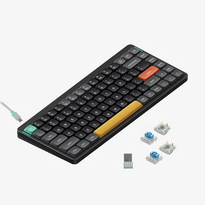 Keyboard Bluetooth: Nuphy Air75 V2 Portable 75% Mechanical – Front View