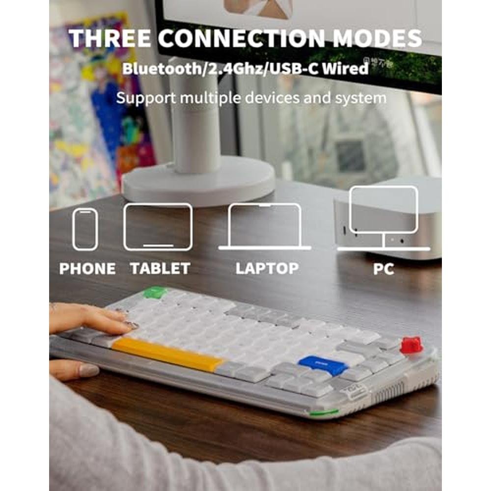 Keyboard Nuphy: Nuphy Kick75 Wireless Low Profile – In Use