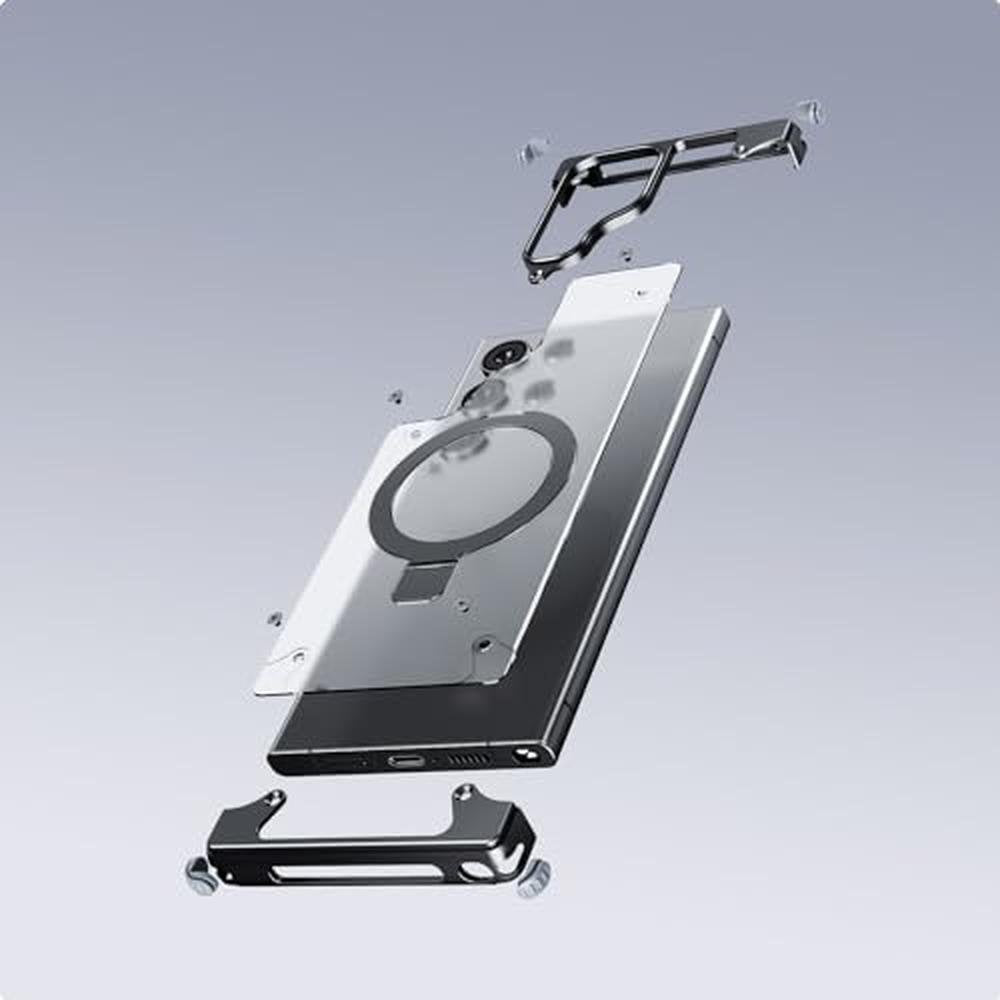Galaxy S24 Ultra Case: OATSBASF Sleek Minimalist Protective – Close-up Detail