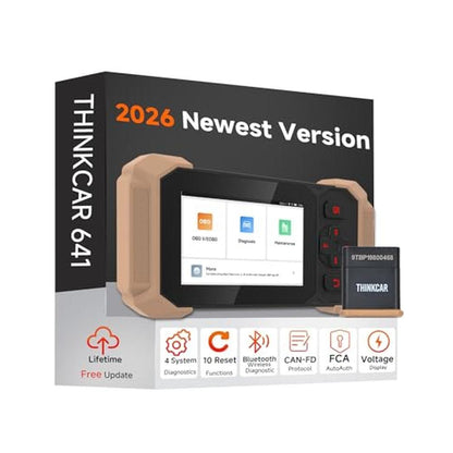 OBD2 Tool: THINKCAR 641 Car Diagnostic Tool Advanced ABS – Front View