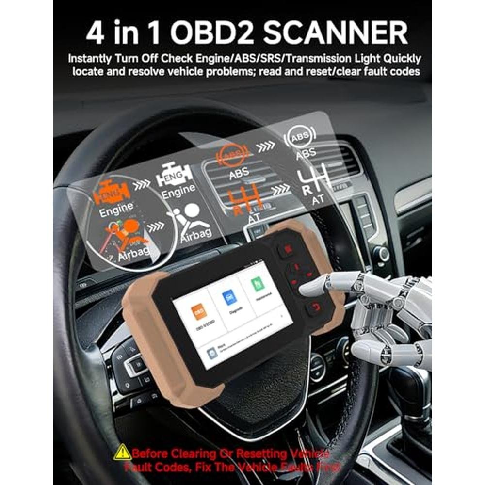 OBD2 Tool: THINKCAR 641 Car Diagnostic Tool Advanced ABS – Side View