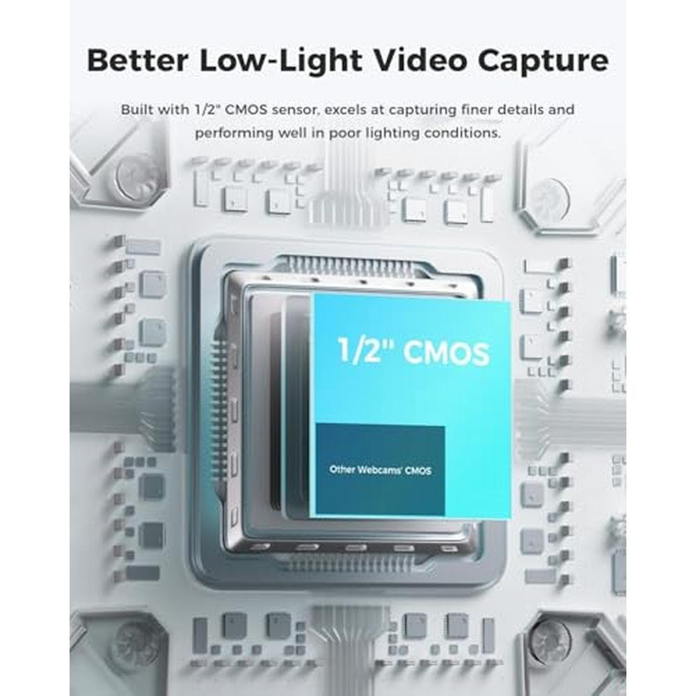 OBSBOT Meet 2 Ultra HD 4K Streaming Webcam – Close-up Detail