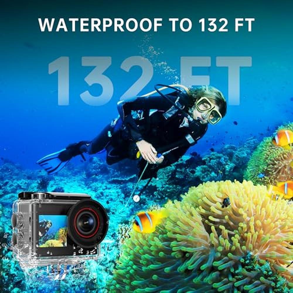 ODDV 4K60FPS 30MP Action Camera – In Use