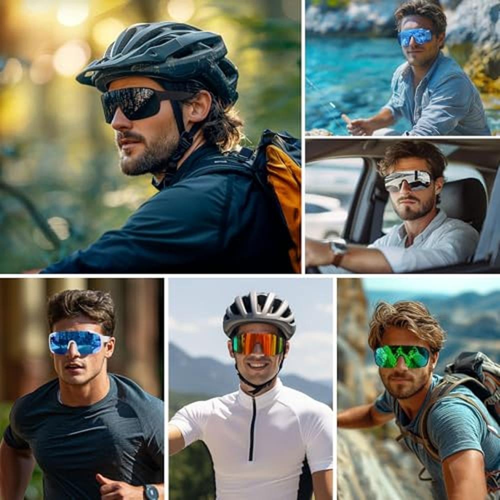 Ofwin Polarized Sunglasses: Ofwin Cycling Sports Sunglasses – Side View