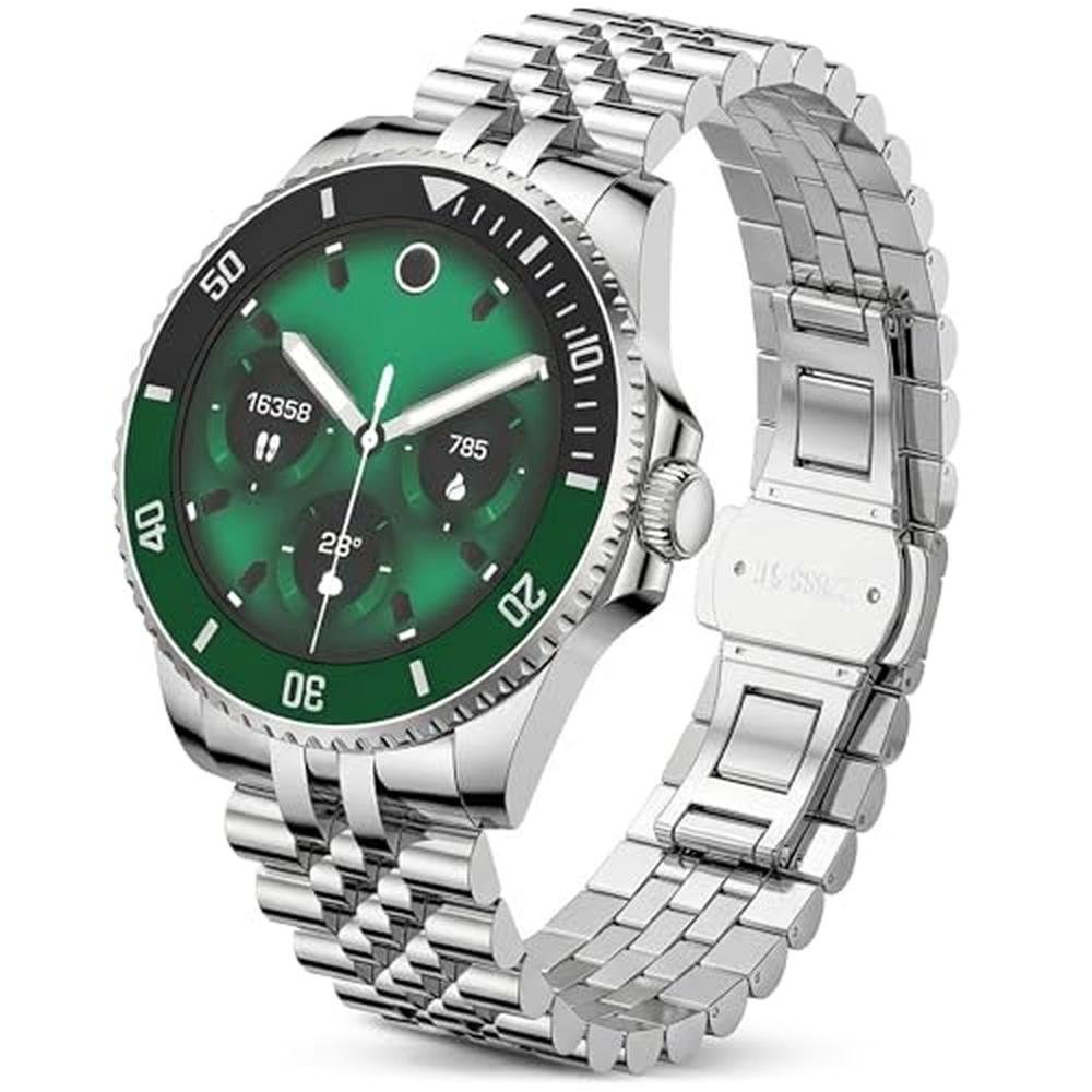 OIKKEI Luxury Smart Watch: 1.19 AMOLED Always-On Display – Front View