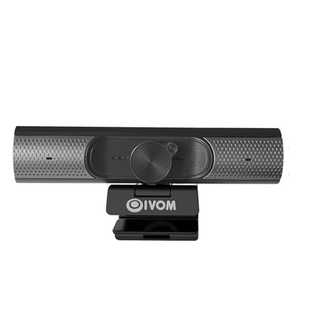 Speaker 1080p: Oivom Webcam with Microphone and Speaker – Front View