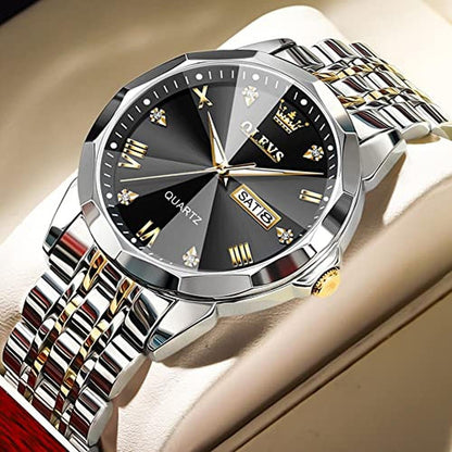 OLEVS Black Watch: OLEVS Luxury Analog Quartz Stainless – Packaging