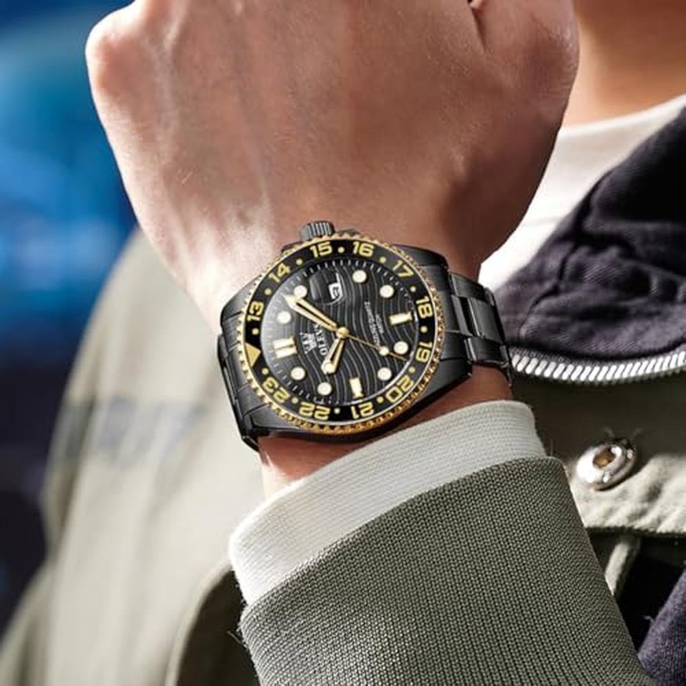 OLEVS Chronograph: OLEVS White Dial Watches for Men – In Use