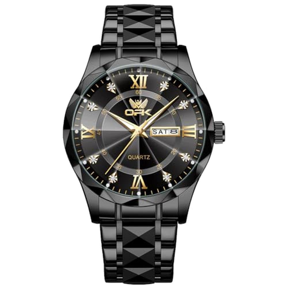 OLEVS Mens Automatic Watches: Skeleton Tourbillon – Front View
