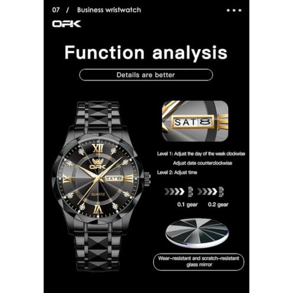 OLEVS Mens Automatic Watches: Skeleton Tourbillon – In Use