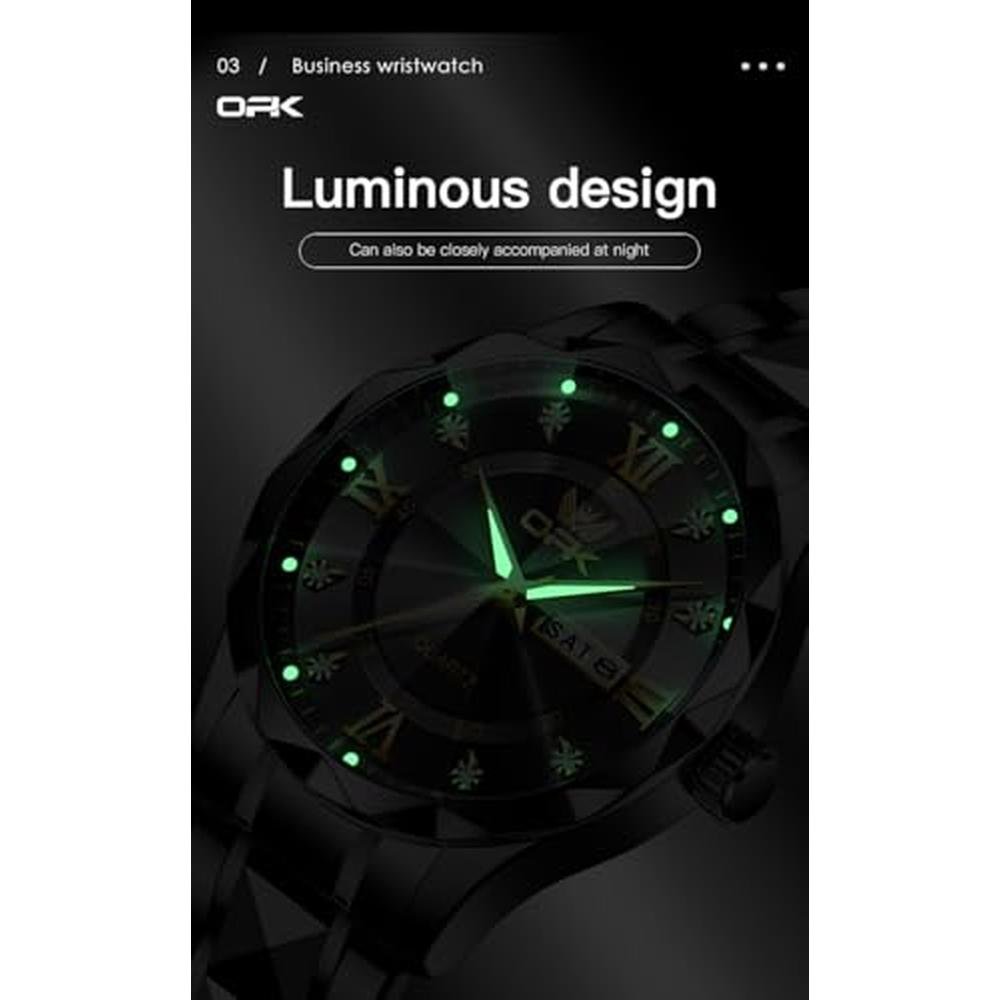 OLEVS Mens Automatic Watches: Skeleton Tourbillon – Packaging