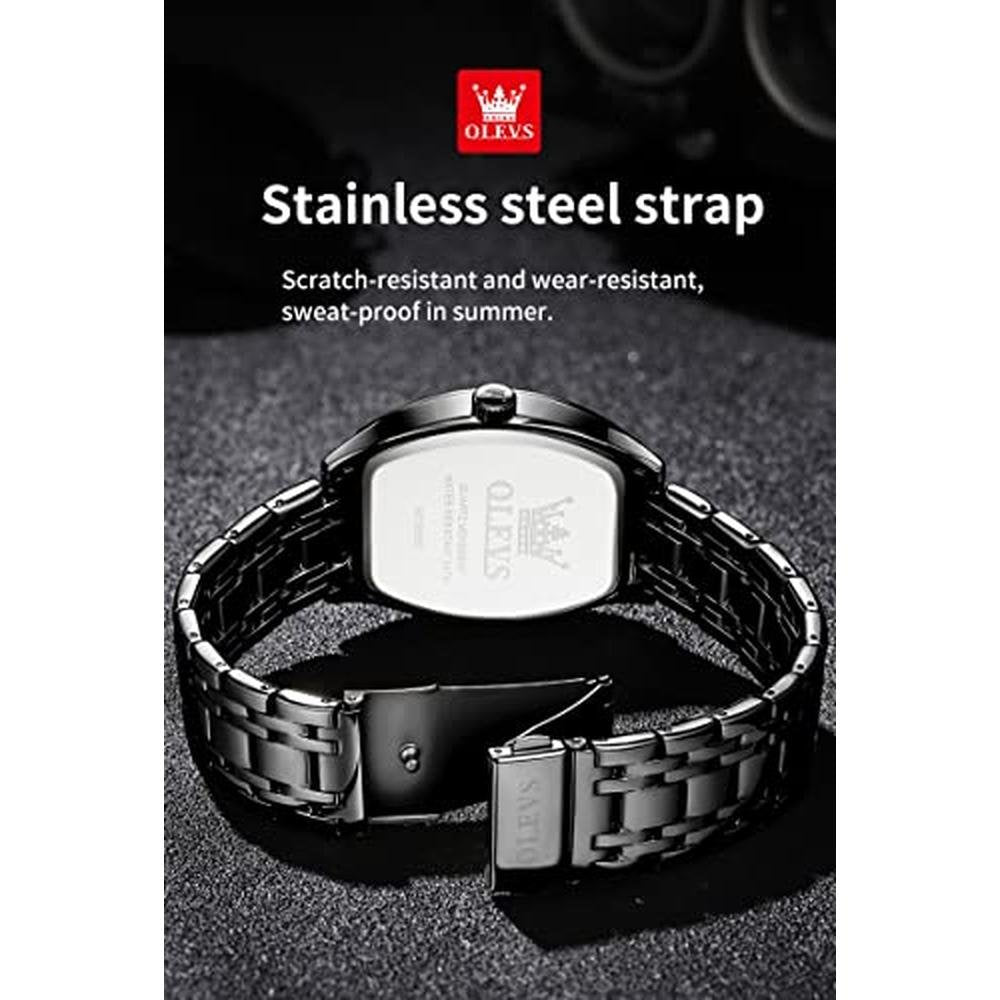 Watch Olevs: Olevs Mens Black Watches Business Luxury Dress – Packaging