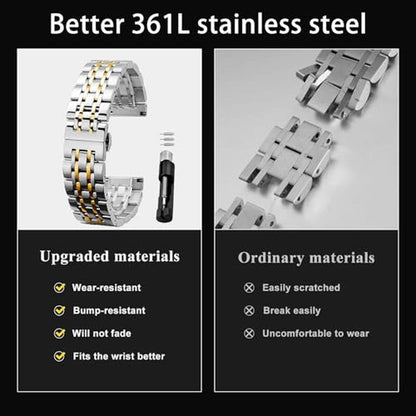 Watches Men: Olevs Silver Gold Waterproof Diamond Business – Packaging