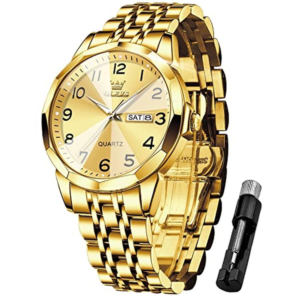 Watch Olevs: Olevs Luxury Automatic Watch – Front View