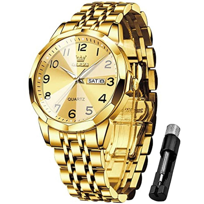 Watch Olevs: Olevs Luxury Automatic Watch – Front View