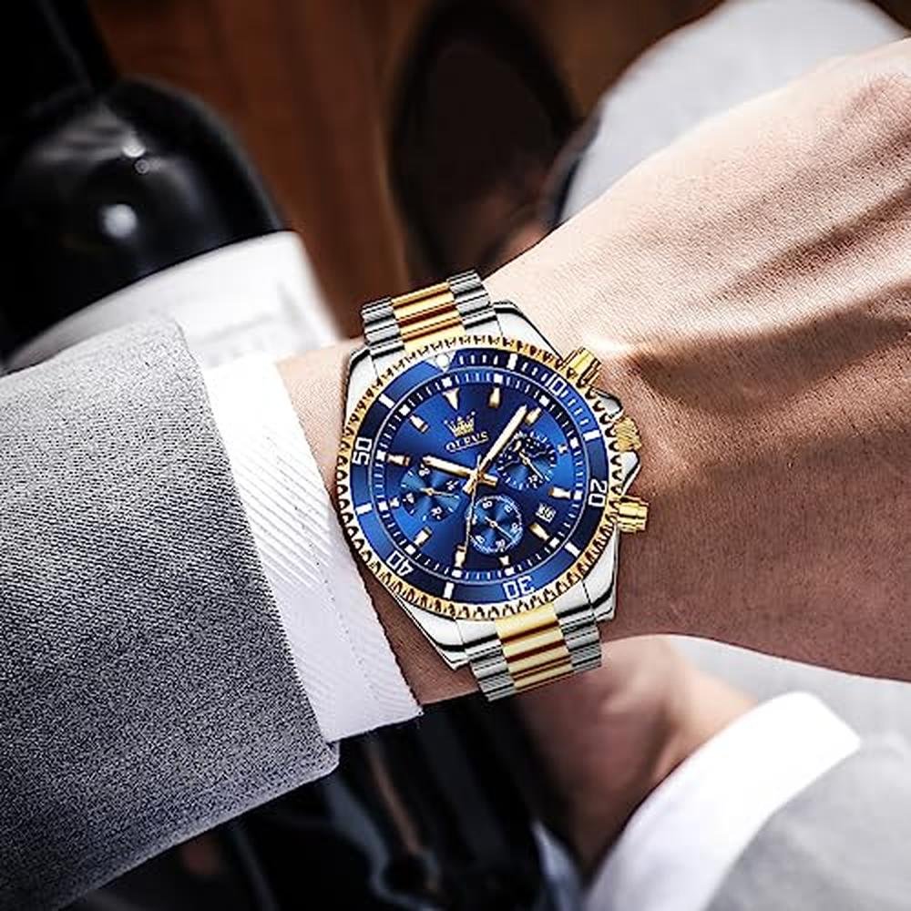 Watches Olevs: Olevs Men's Business Dress Big Face Classic – In Use