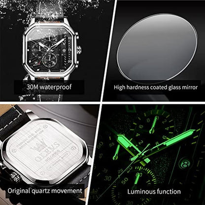 Watches Olevs: OLEVS Quartz Square Wrist Watches – Packaging
