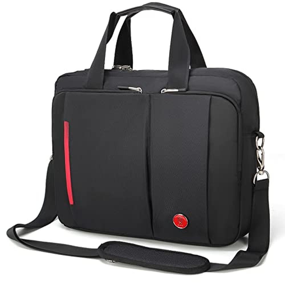 Laptop Bag: Omnpak 17 Inch Briefcase – Front View