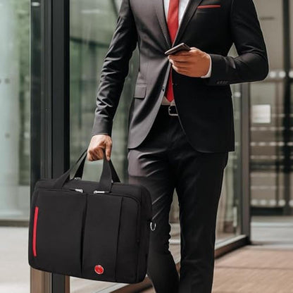 Laptop Bag: Omnpak 17 Inch Briefcase – Close-up Detail