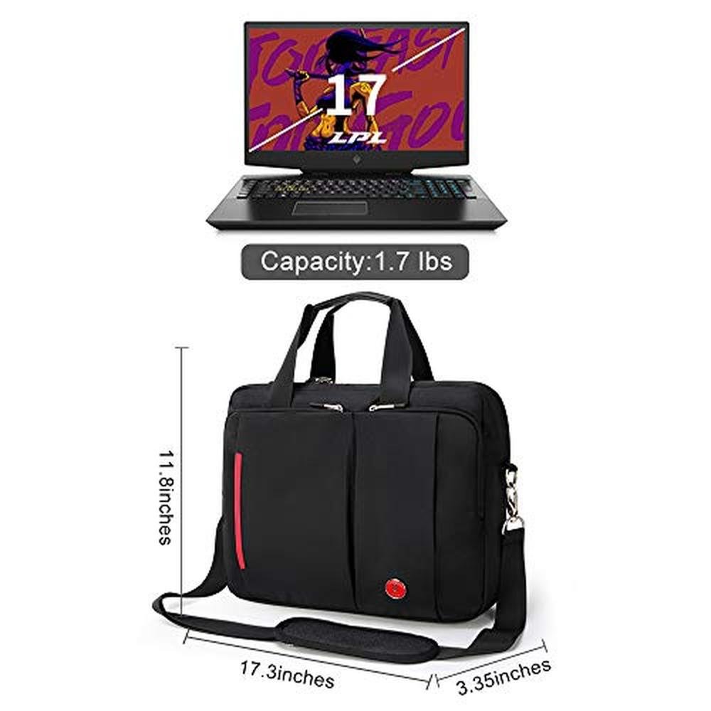 Laptop Bag: Omnpak 17 Inch Briefcase – In Use