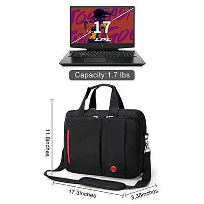 Laptop Bag: Omnpak 17 Inch Briefcase – In Use