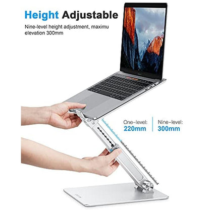 Laptop Stand: OMOTON Adjustable Ergonomic Computer Stand – Side View