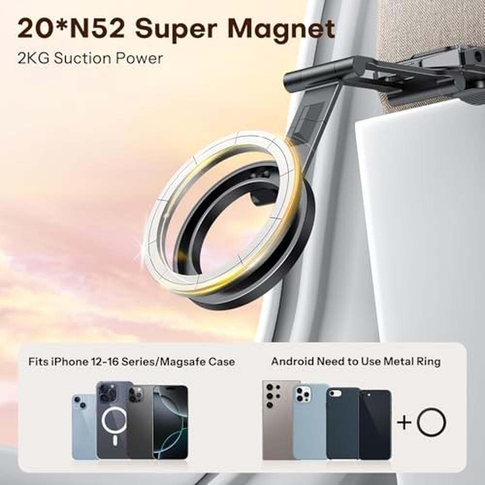 Tripod Phone: OMOTON TP02 360Rotating for MagSafe – Side View