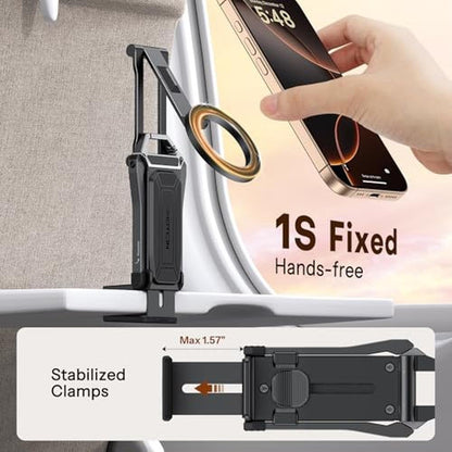 Tripod Phone: OMOTON TP02 360Rotating for MagSafe – Close-up Detail