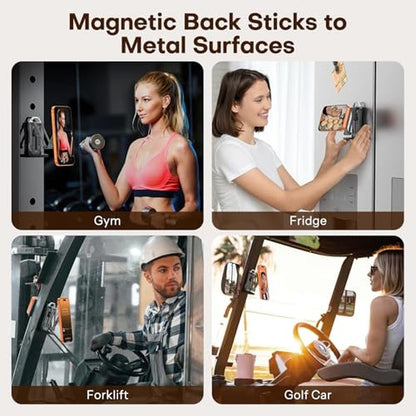 Tripod Phone: OMOTON TP02 360Rotating for MagSafe – In Use