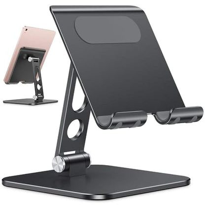 Omoton Stand: Omoton Upgraded Adjustable Tablet Stand Holder – Front View