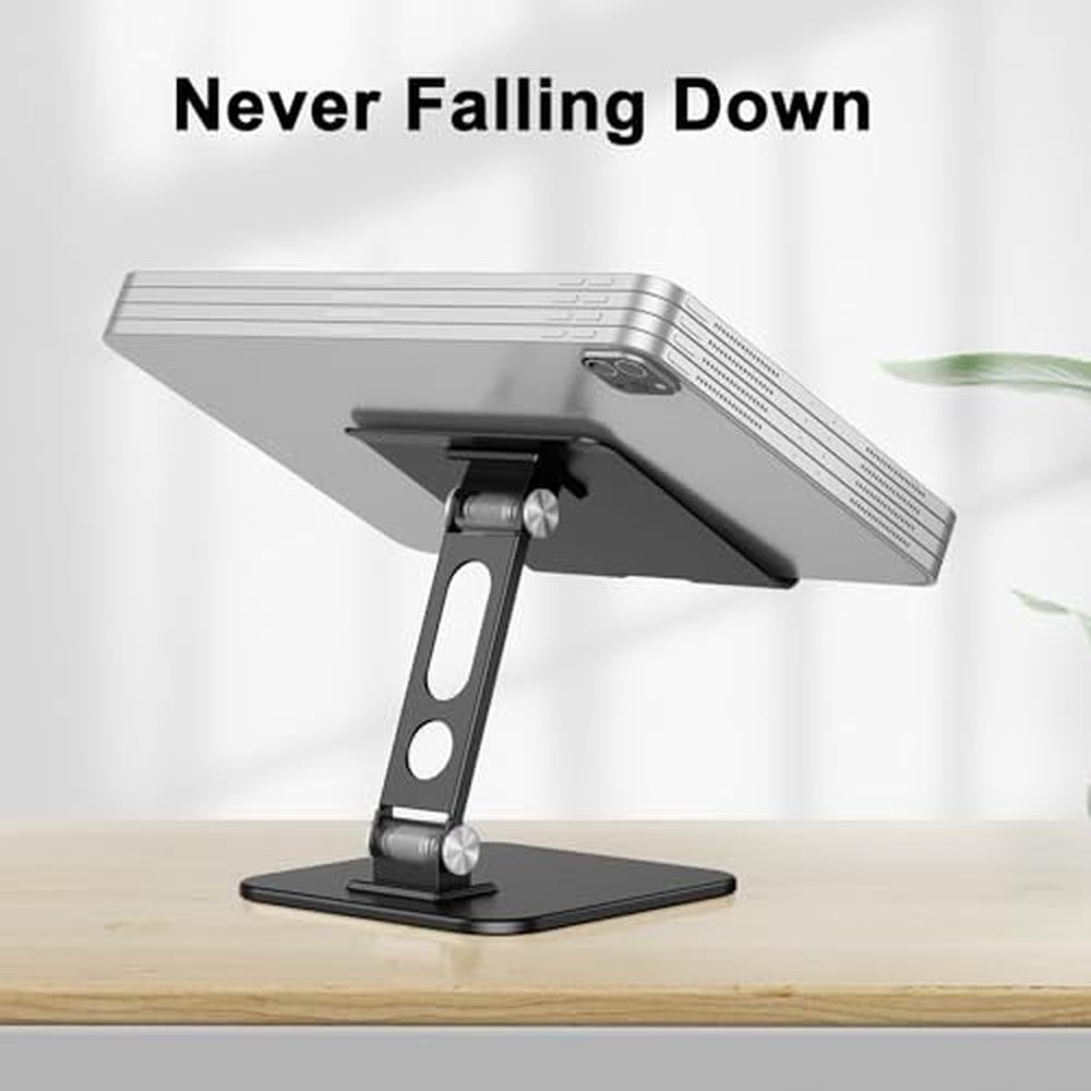 Omoton Stand: Omoton Upgraded Adjustable Tablet Stand Holder – Side View
