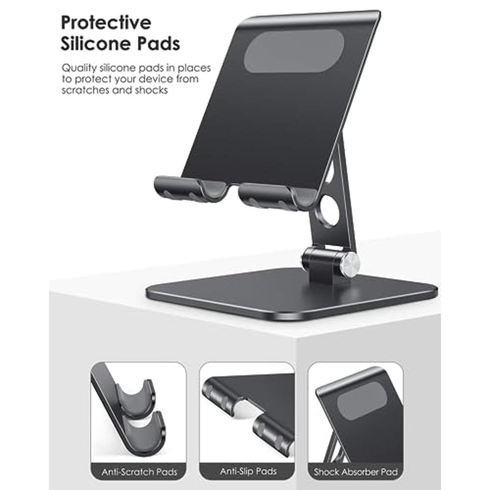 Omoton Stand: Omoton Upgraded Adjustable Tablet Stand Holder – In Use