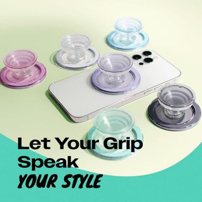 Phone OnTheGrip: Authentic Translucent Color Design – Close-up Detail