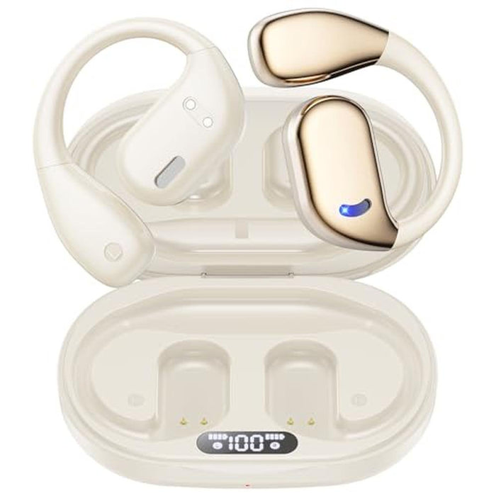 Ear Sport: Open Ear Headphones Wireless Bluetooth 60hrs – Front View
