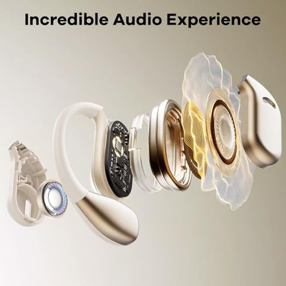 Ear Sport: Open Ear Headphones Wireless Bluetooth 60hrs – Close-up Detail