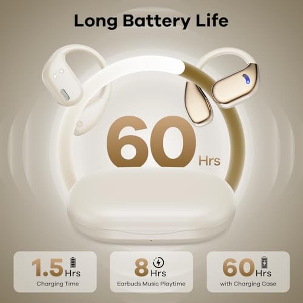 Ear Sport: Open Ear Headphones Wireless Bluetooth 60hrs – In Use