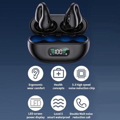 Ear Headphones: Open-Ear Wireless Headphones Bluetooth – Close-up Detail