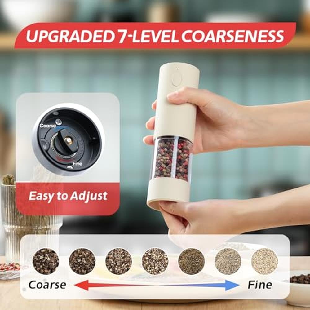 OPIIV Electric Salt & Pepper Grinder Set – In Use