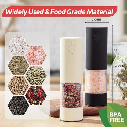 OPIIV Electric Salt & Pepper Grinder Set – Packaging