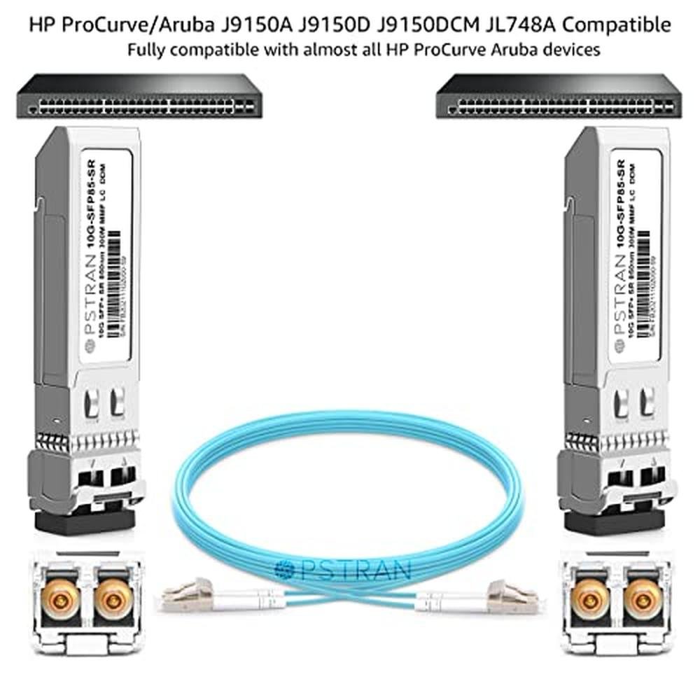 OPSTRAN 10GBASE-SR SFP+ Optical Transceiver Module – In Use