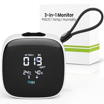 Air Quality: ORB 3-in-1 Portable Indoor Air Quality Monitor – Front View