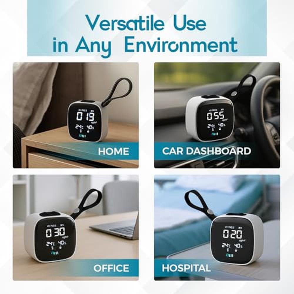 Air Quality: ORB 3-in-1 Portable Indoor Air Quality Monitor – Close-up Detail